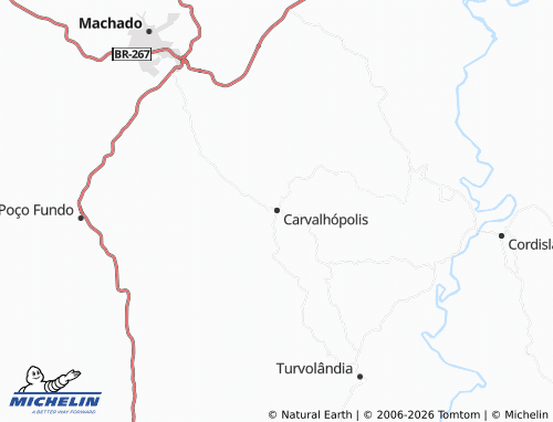 Mapa MICHELIN Carvalhópolis - ViaMichelin