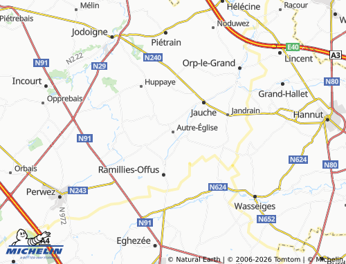 Carte MICHELIN Autre-Église - ViaMichelin