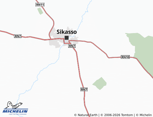 MICHELIN Sirakoro map - ViaMichelin