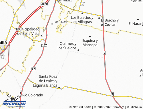 MICHELIN Villa Fiad-Ingenio Leales map - ViaMichelin