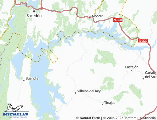 MICHELIN Cañaveruelas map - ViaMichelin