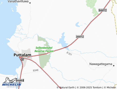 MICHELIN Thabbowa South map - ViaMichelin
