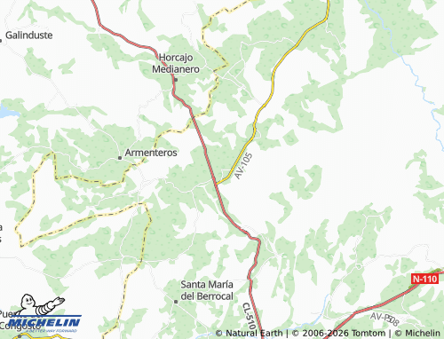 MICHELIN Arevalillo map - ViaMichelin