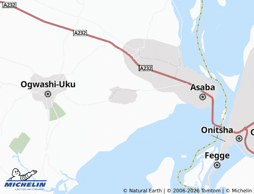 MICHELIN Ibusa map - ViaMichelin