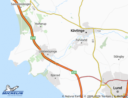 MICHELIN Hög map - ViaMichelin