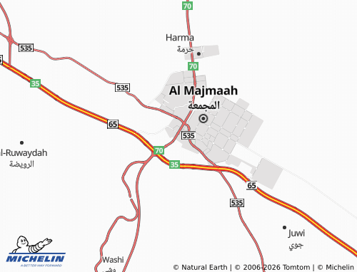 MICHELIN-Landkarte al-Malik Fahd - ViaMichelin