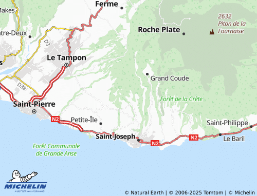 Carte MICHELIN L'Îlet - ViaMichelin