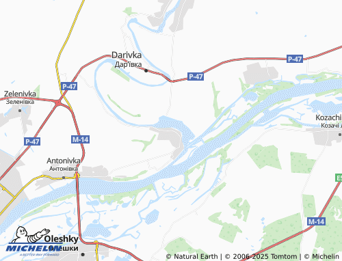 MICHELIN Sadove map - ViaMichelin