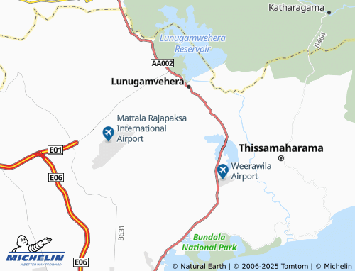 Mapa MICHELIN Mihindupura1 - ViaMichelin