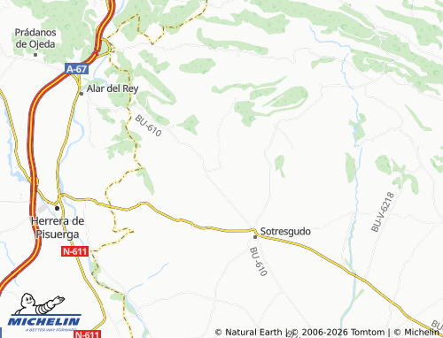 MICHELIN Salazar de Amaya map - ViaMichelin