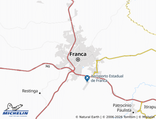 Mapa MICHELIN Franca - ViaMichelin