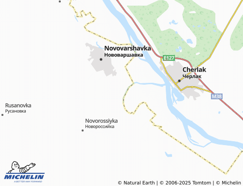 MICHELIN Krasnyy Yar map - ViaMichelin