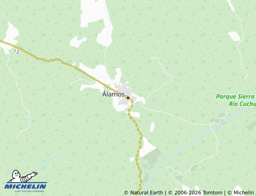 MICHELIN Álamos map - ViaMichelin