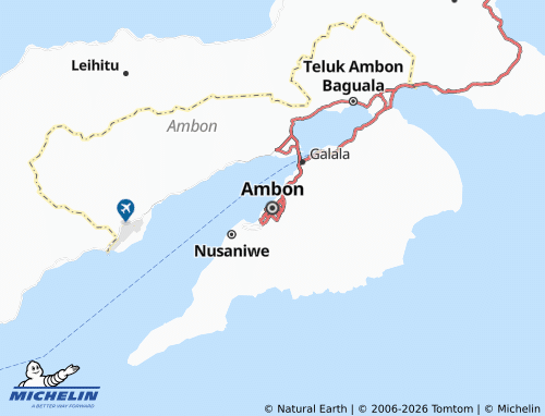 MICHELIN Ambon map - ViaMichelin