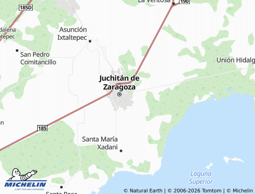 Mappa MICHELIN Colonia San Vicente - ViaMichelin