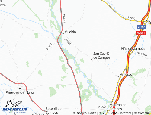 MICHELIN Manquillos map - ViaMichelin
