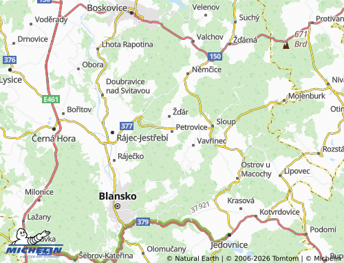 Mappa MICHELIN Petrovice - ViaMichelin