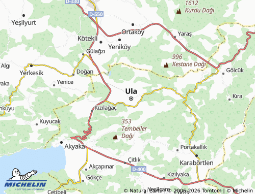MICHELIN Köprübaşı map - ViaMichelin