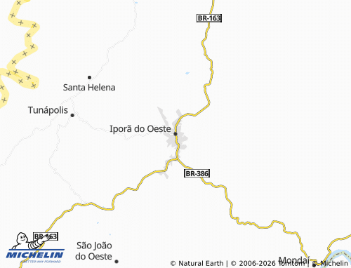 Carte MICHELIN Iporã do Oeste - ViaMichelin