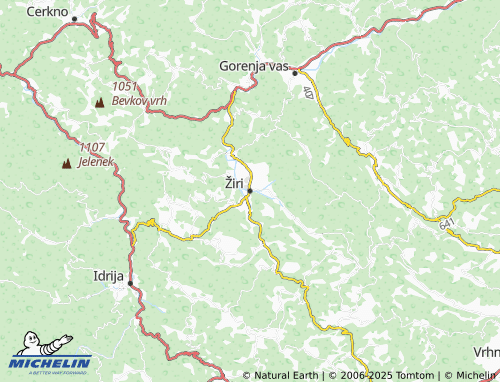 MICHELIN Žiri map - ViaMichelin