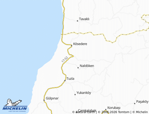 MICHELIN Babadere map - ViaMichelin