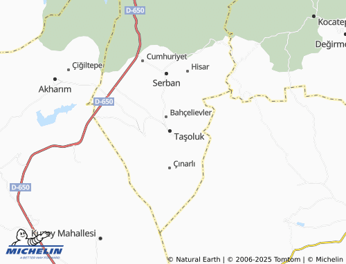 MICHELIN Cumhuriyet map - ViaMichelin