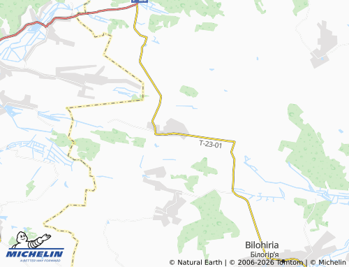 MICHELIN Khoroshiv map - ViaMichelin