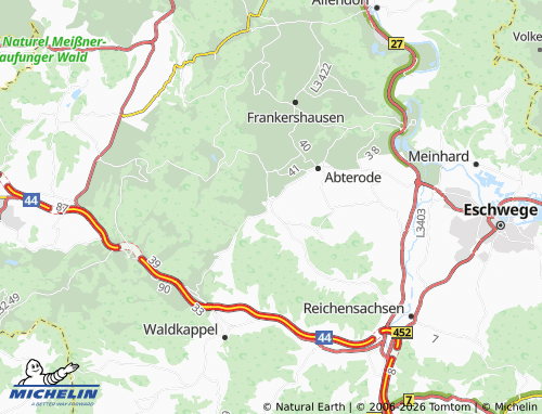 Mapa MICHELIN Germerode - ViaMichelin