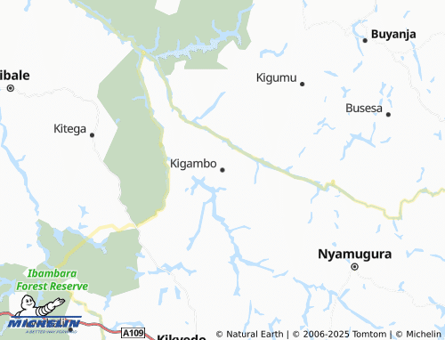 MICHELIN Kigambo map - ViaMichelin
