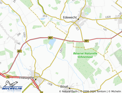 MICHELIN Edewechterdamm map - ViaMichelin