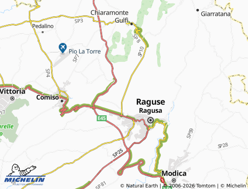 Carte MICHELIN Conservatore - ViaMichelin