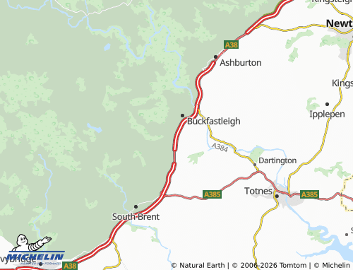 MICHELIN Lower Dean map - ViaMichelin