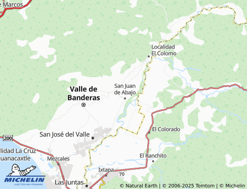 MICHELIN Tierra Blanca map - ViaMichelin