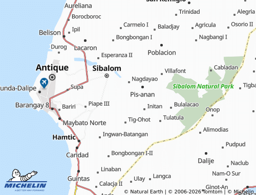 MICHELIN Mabini map - ViaMichelin