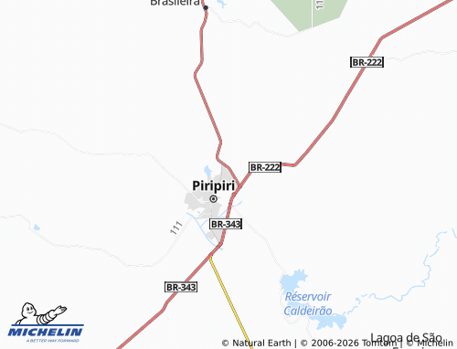 MICHELIN São João map - ViaMichelin