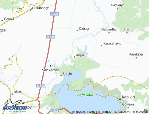 MICHELIN-Landkarte Avşar - ViaMichelin