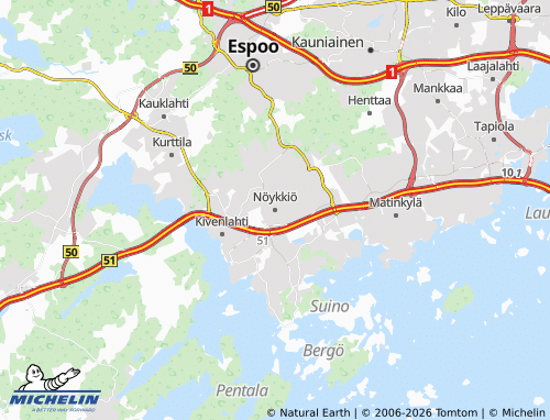 Mappa MICHELIN Nöykkiö - ViaMichelin
