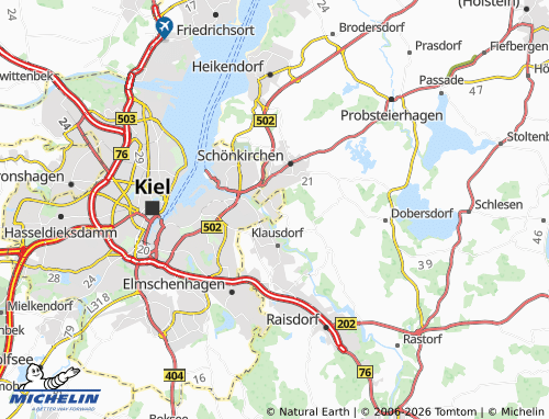 MICHELIN Siedlung Oppendorf map - ViaMichelin