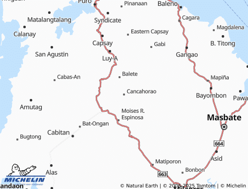MICHELIN-Landkarte Cancahorao - ViaMichelin