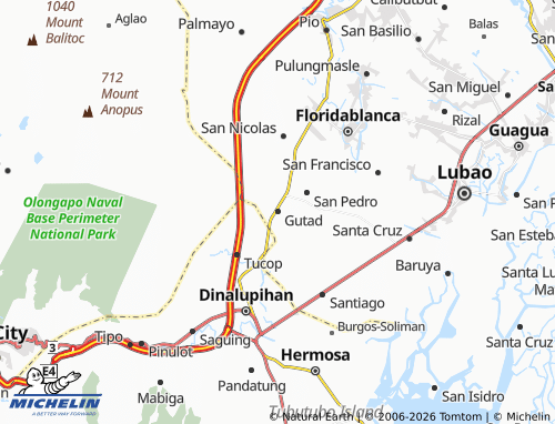MICHELIN Gutad map - ViaMichelin