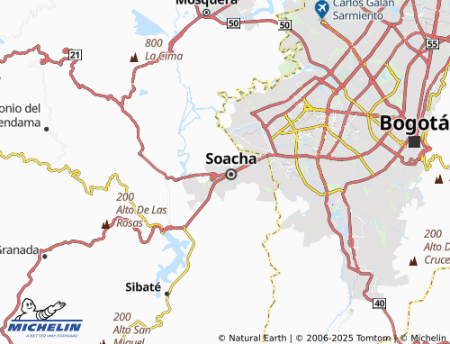 MICHELIN Villa Esperanza Centro map - ViaMichelin