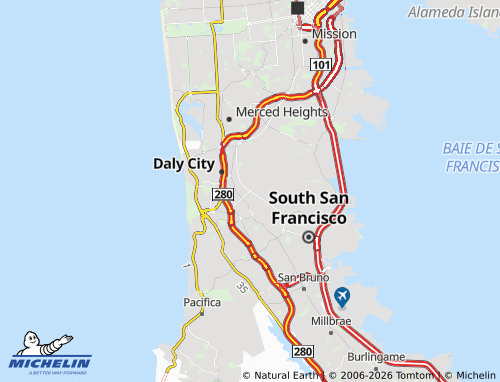 Mappa MICHELIN Colma - ViaMichelin