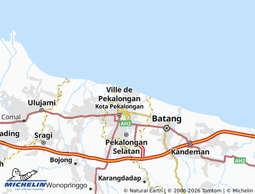 Carte MICHELIN Panjang Baru - ViaMichelin