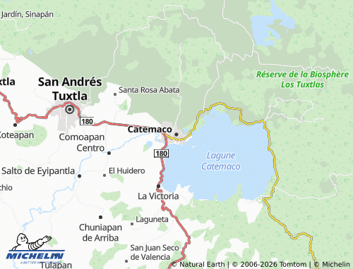 Mapa MICHELIN Catemaco - ViaMichelin