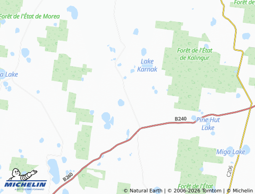 Mapa MICHELIN Karnak - ViaMichelin