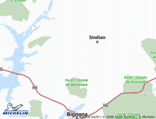Mappa MICHELIN Kaniarou - ViaMichelin