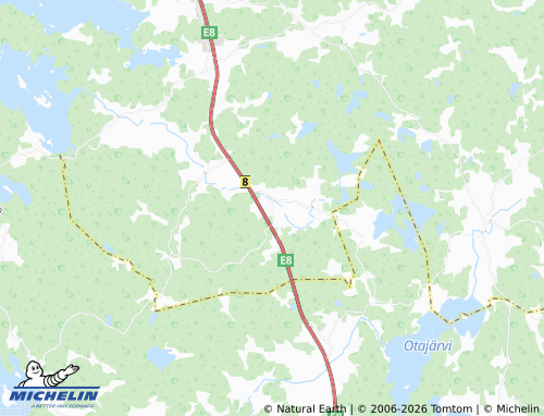 MICHELIN-Landkarte Vermuntila - ViaMichelin