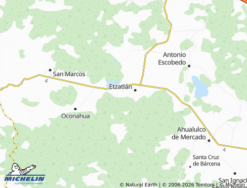 Mapa MICHELIN Valle de Huixtla - ViaMichelin