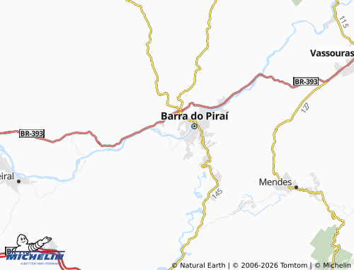 Mapa MICHELIN Asa Branca - ViaMichelin