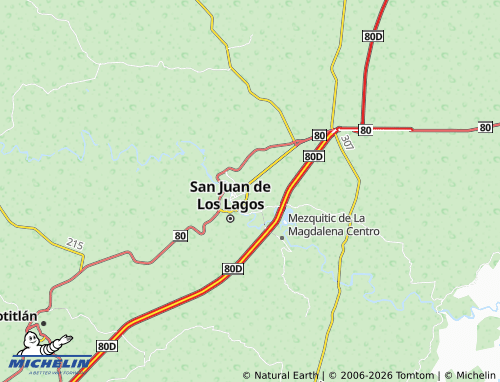 Mapa MICHELIN San José - ViaMichelin